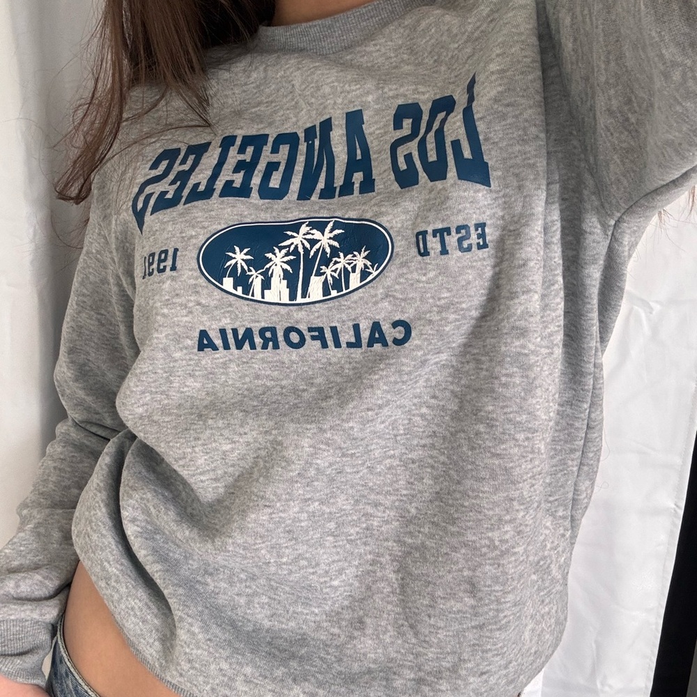 Gray Los Angeles California Sweatshirt